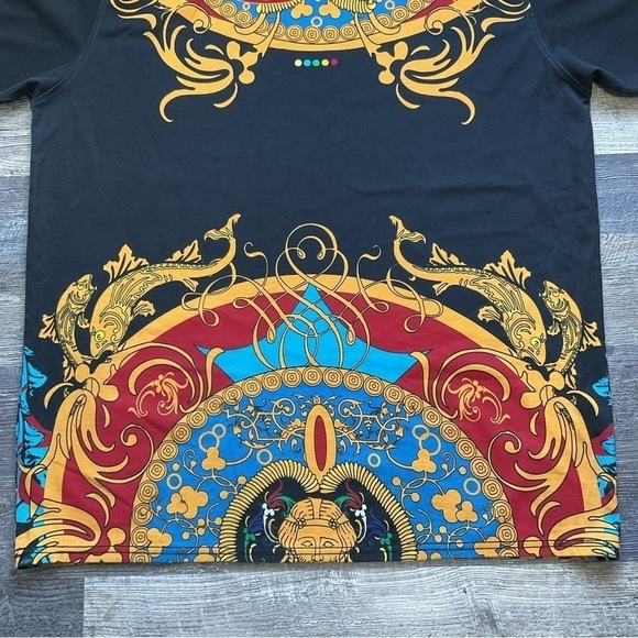 COOGI/Royal COOGI Black and Multicolor Dashiki Style Tee XXXL T27 - Picture 9 of 13